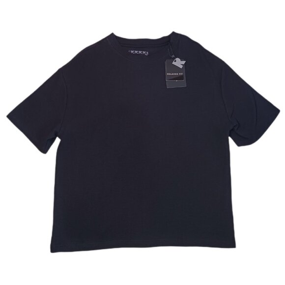 Denim & Flower Ricky Singh Mens Small T Shirt Black Short Sleeve Relaxed Fit - Picture 2 of 6